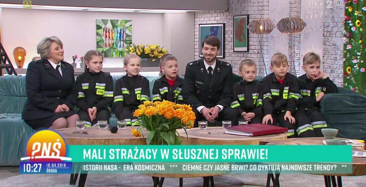 Mali Strażacy w Pytaniu na śniadanie