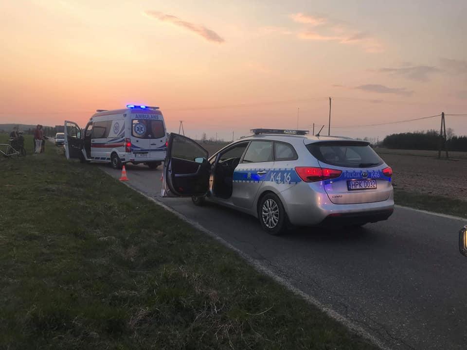 Dachował na Paderewskiego