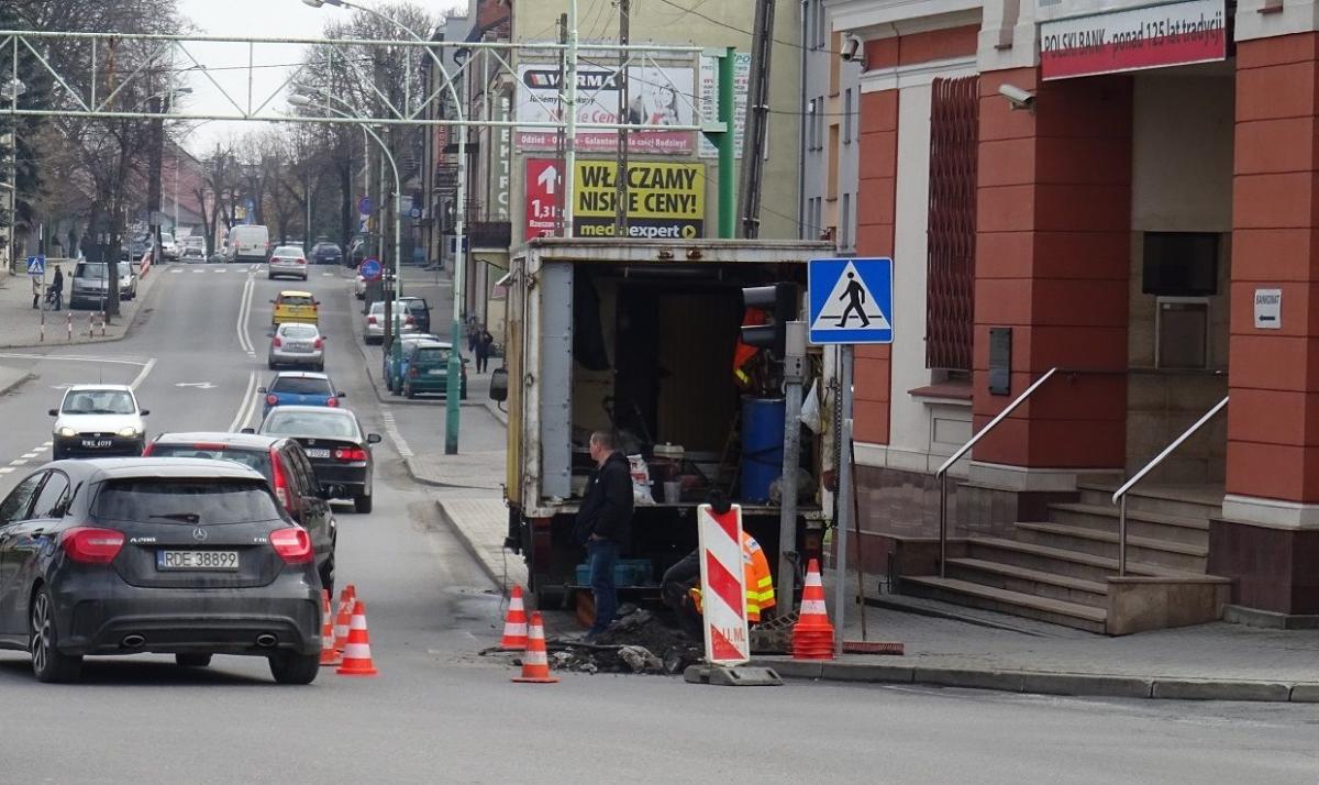 Utrudnienia na Rzeszowskiej