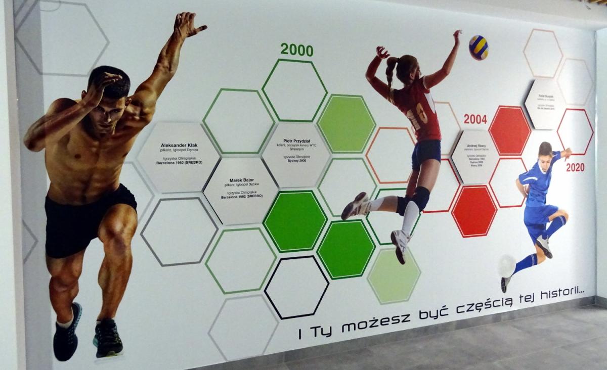 Ściana mistrzów sportu już jest