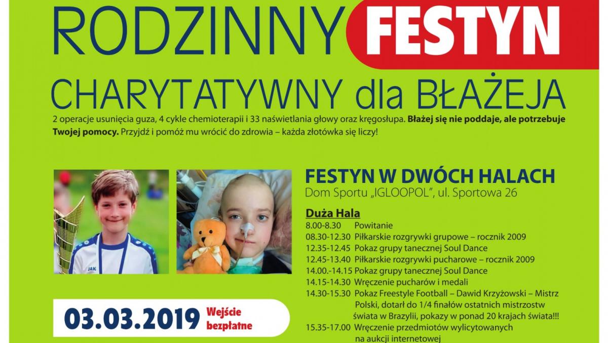 Pomóż Błażejowi wrócić do zdrowia