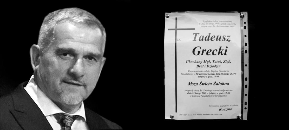W piątek pogrzeb Tadeusza Greckiego