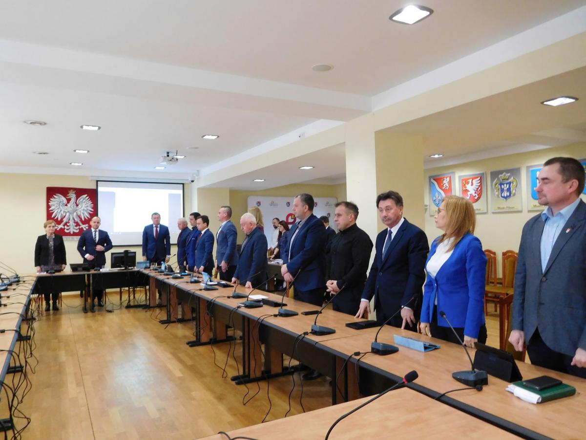 Minuta ciszy w starostwie