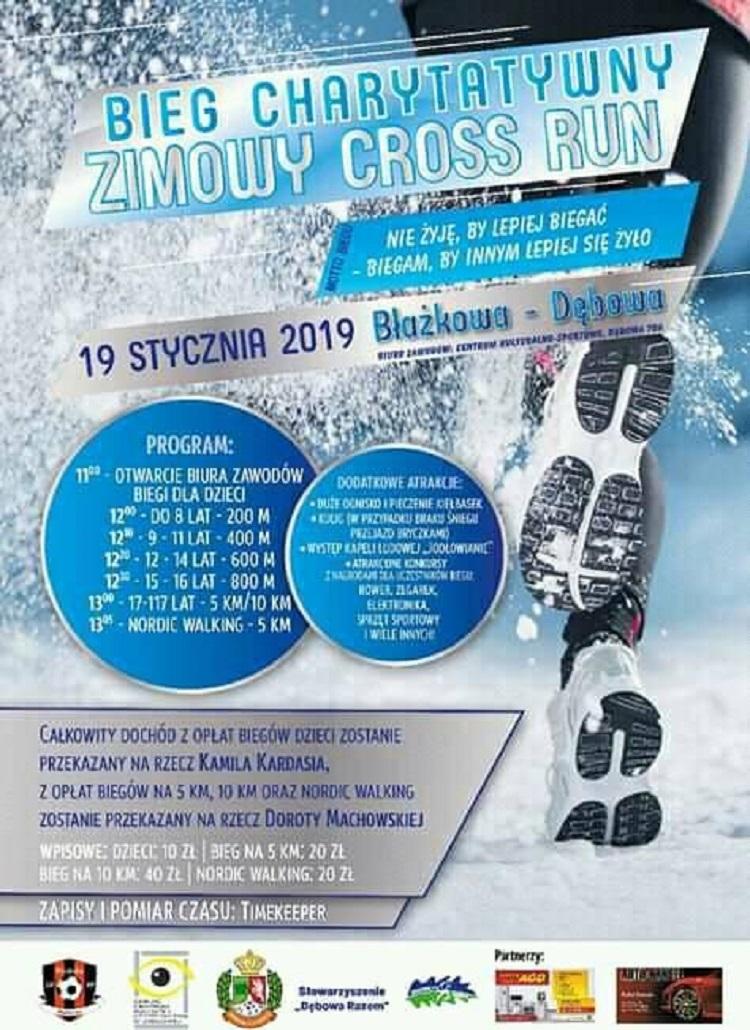 Zimowy Cross Run - pobiegną by pomagać