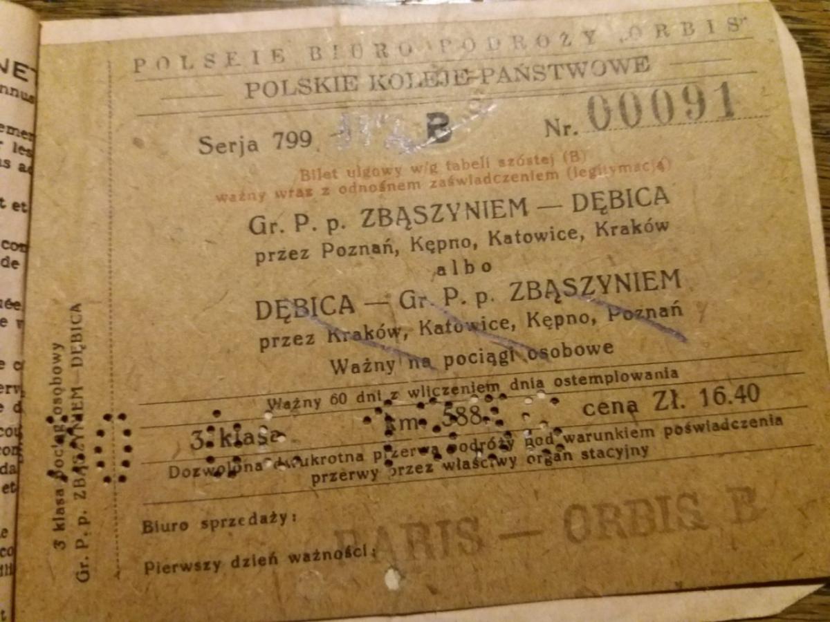 Ten bilet ma ponad 80 lat