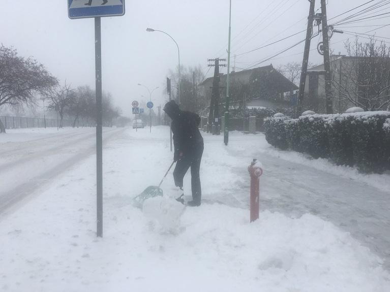 Opady - stopień I zagrożenia