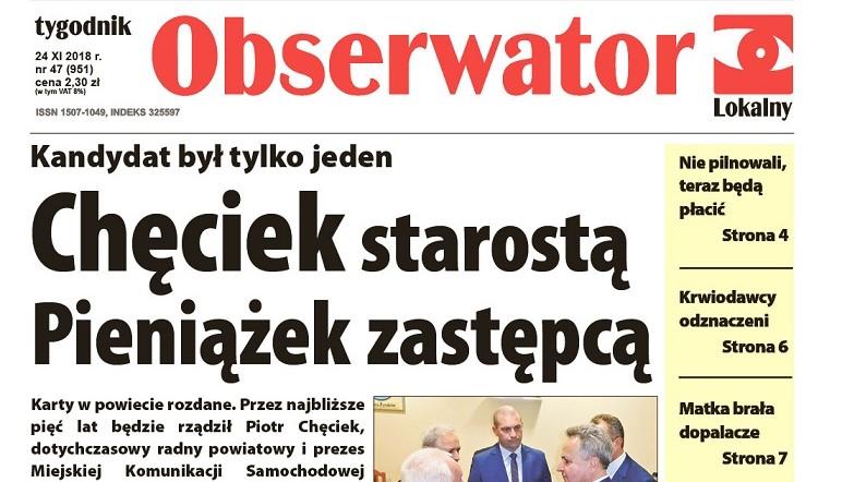 W najnowszym Obserwatorze Lokalnym