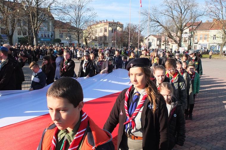 Rynek biało-czerwony w 100. rocznicę odzyskania niepodległości 