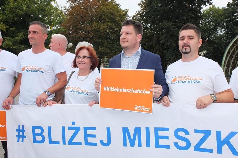 Piotr Michoń przedstawił hasło kampanii w wyborach burmistrza