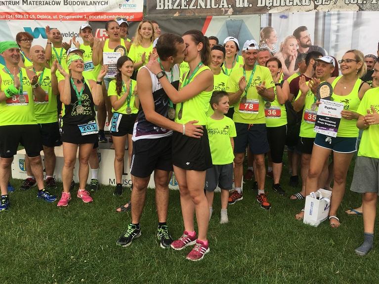 Oświadczyny po biegu: Dominika powiedziała: TAK