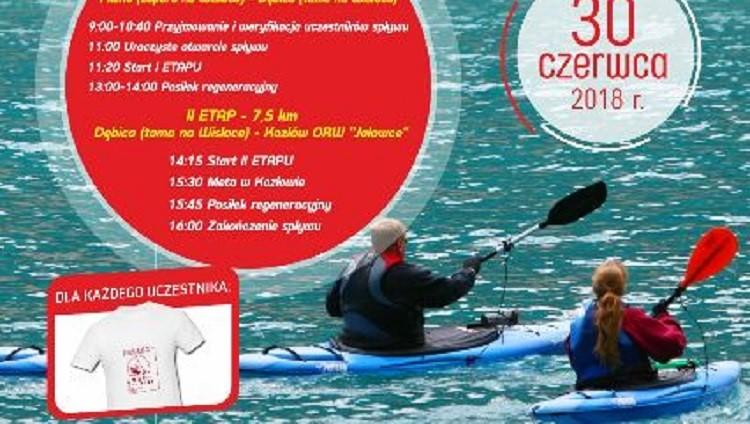 Spływ w przyszłą sobotę, zapisy przed startem