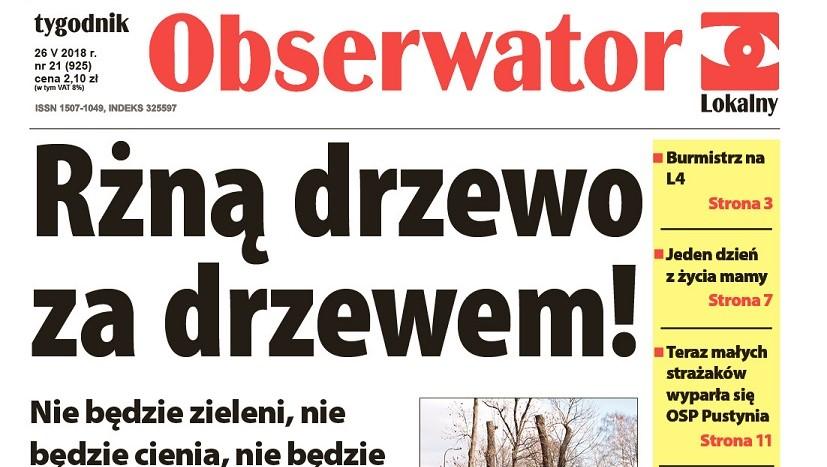 W najnowszym Obserwatorze Lokalnym