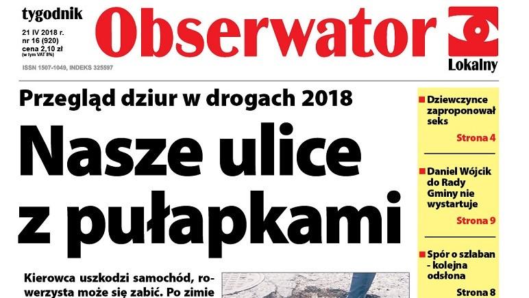W najnowszym Obserwatorze Lokalnym