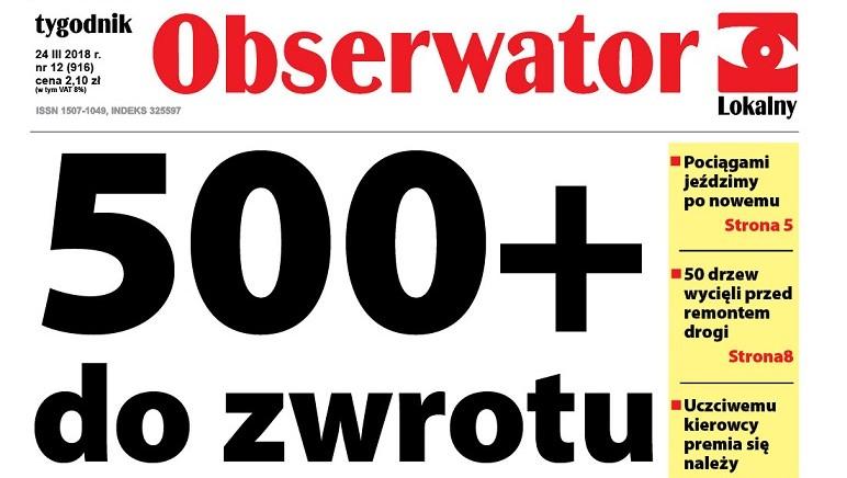 W najnowszym Obserwatorze Lokalnym