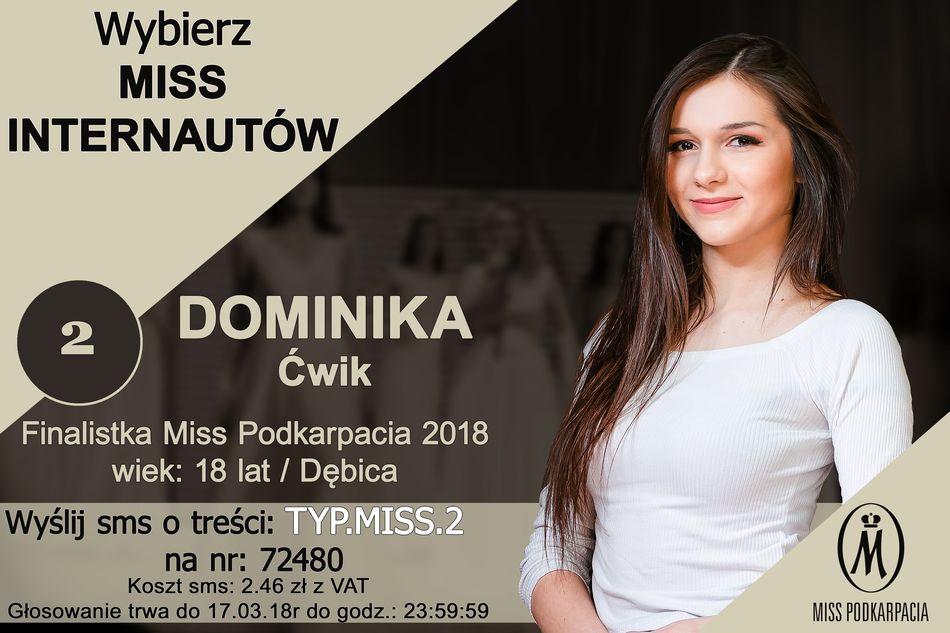 Wybierz Miss Internautów: Angelika Hejnar, Dominika Ćwik, Natalia Dudycz