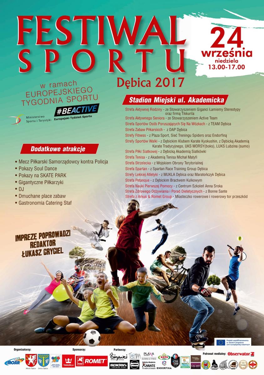 Festiwal Sportu przeniesiony do Domu Sportu!