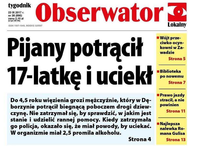 W najnowszym Obserwatorze Lokalnym