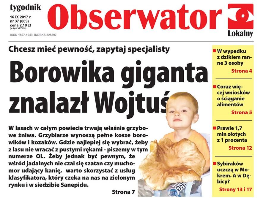 W najnowszym Obserwatorze Lokalnym