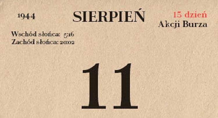 73. rocznica Akcji Burza - 11 września 1944