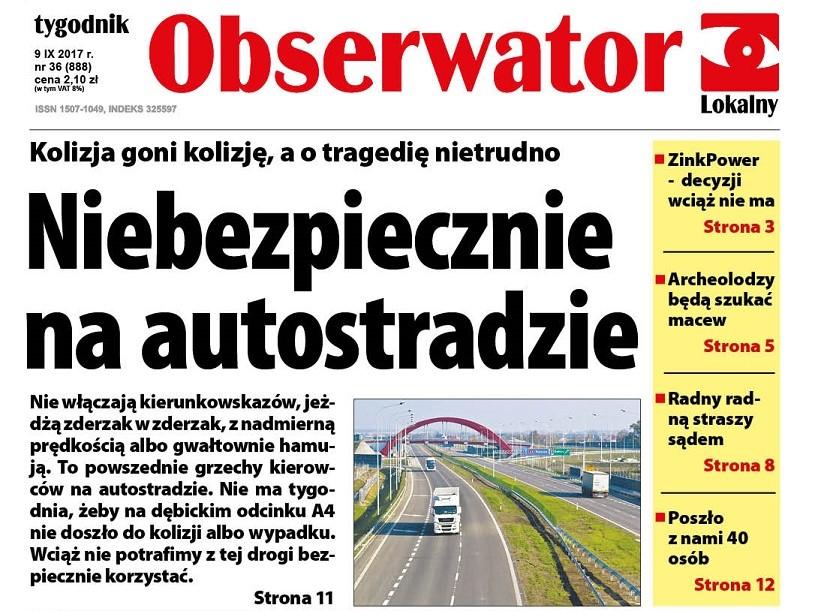 W najnowszym Obserwatorze Lokalnym