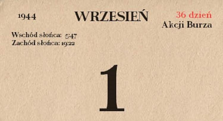 73. rocznica Akcji Burza - 1 września 1944