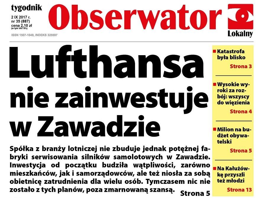 W najnowszym Obserwatorze Lokalnym