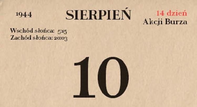73. rocznica Akcji Burza - 10 sierpnia 1944