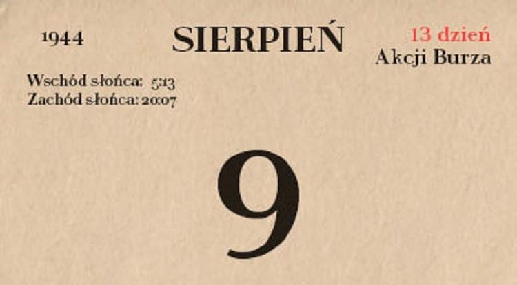 73. rocznica Akcji Burza - 9 sierpnia 1944