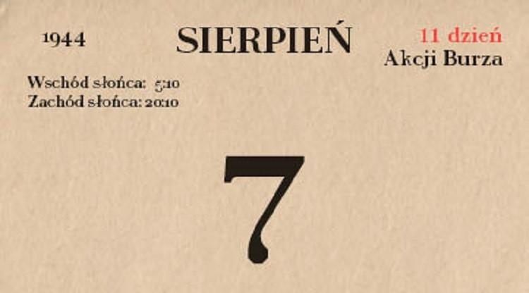 73. rocznica Akcji Burza - 7 sierpnia 1944