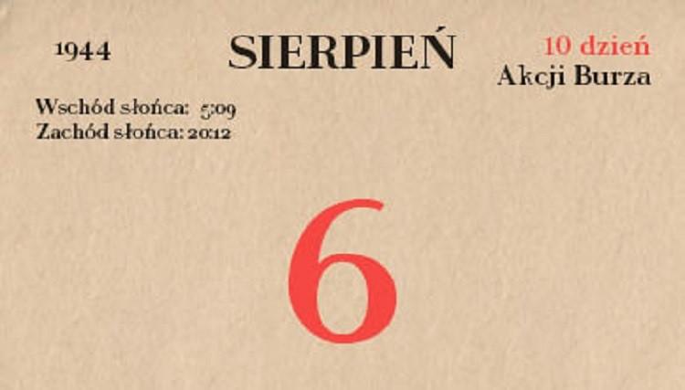 73. rocznica Akcji Burza - 6 sierpnia 1944