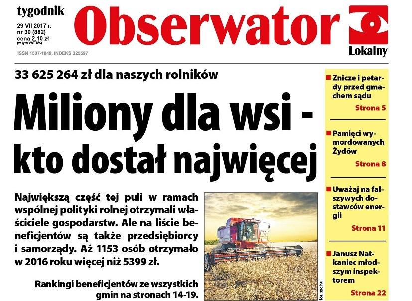 W najnowszym Obserwatorze Lokalnym
