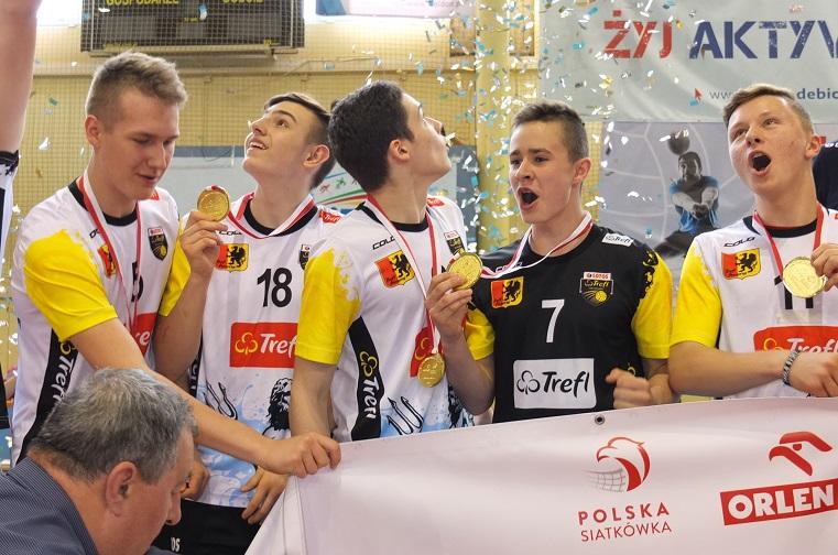 Trefl Gdańsk mistrzem Polski młodzików w siatkówce - fotorelacja