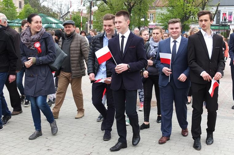 3 Maja w Dębicy - fotorelacja z uroczystości na Rynku
