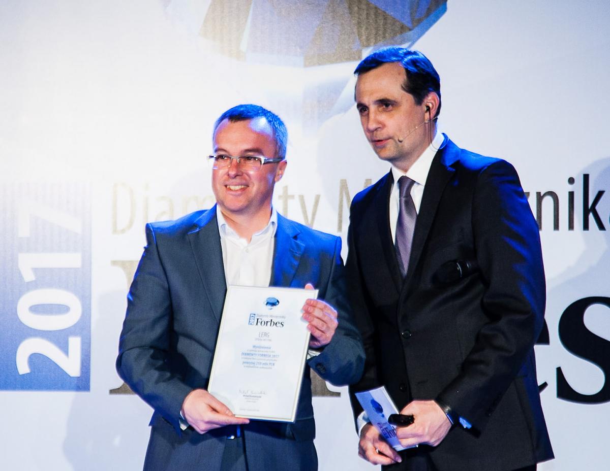 Diament Forbesa 2017 dla LERG Pustków