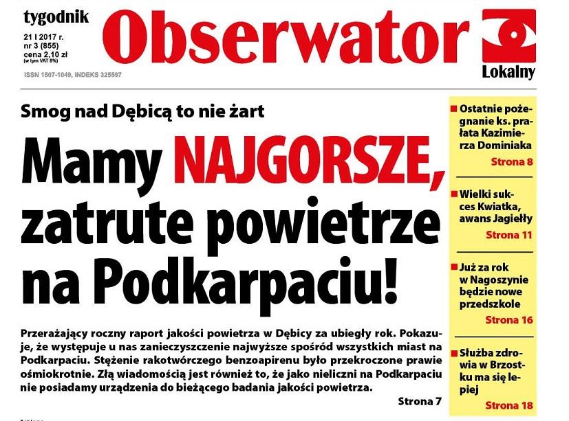 W najnowszym Obserwatorze Lokalnym
