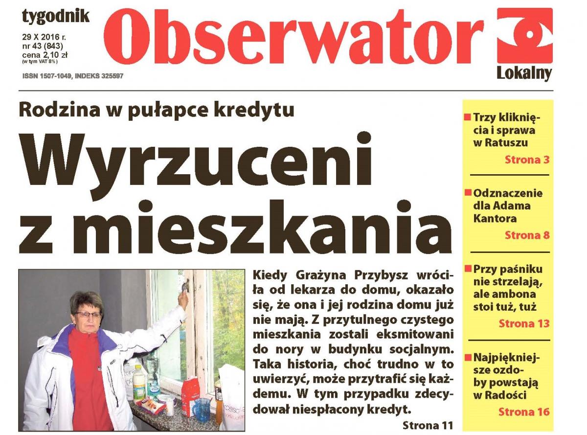 W najnowszym wydaniu Obserwatora Lokalnego