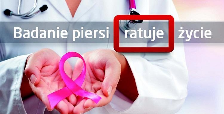 Badanie piersi ratuje życie. Kampania informacyjna Ministerstwa Zdrowia.