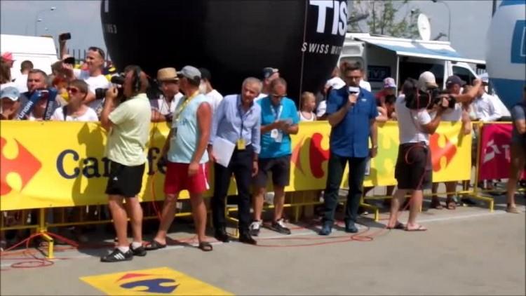 Tour de Pologne - krótki film ze startu w Pustyni