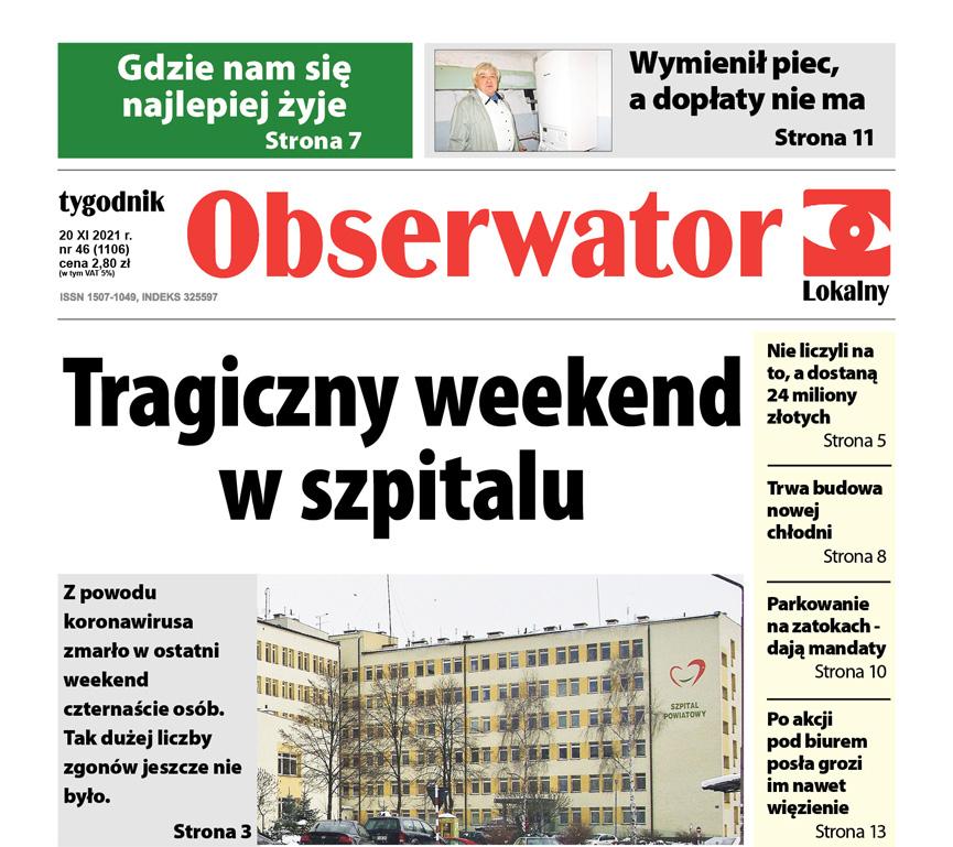 W najnowszym Obserwatorze Lokalnym