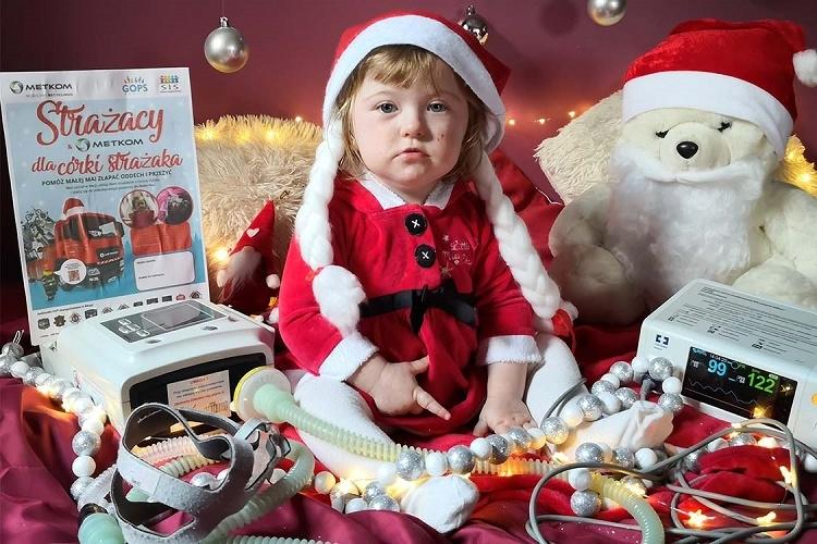 Maja z Nagawczyny, potrzebuje naszej pomocy. Akcja „Strażacy i Metkom dla Córki Strażaka” rozpoczęta.