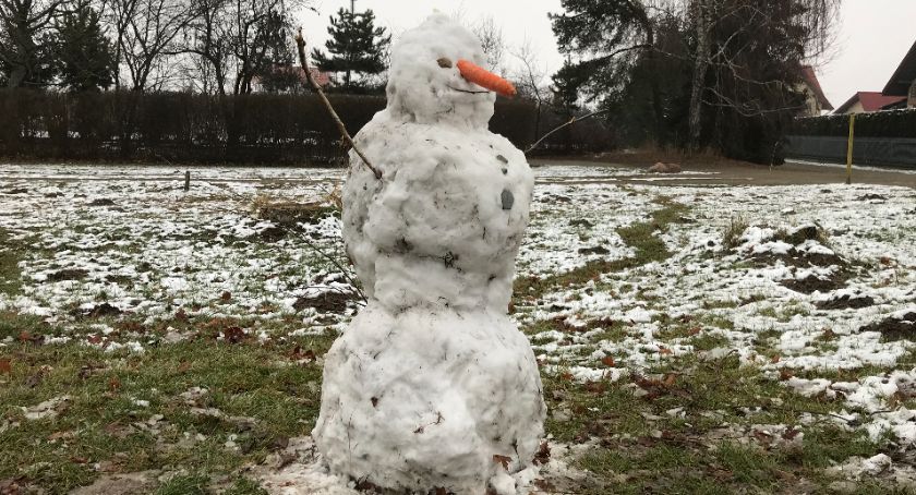 Pierwszy bałwan już jest