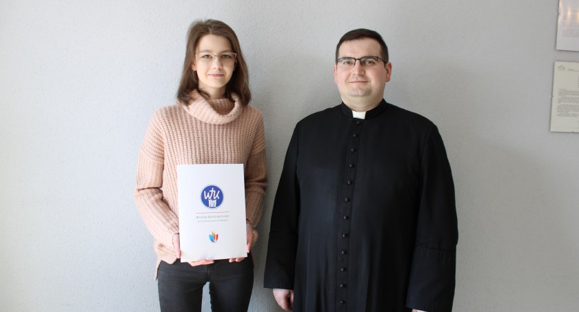 Dominika Materowska finalistką olimpiady teologicznej