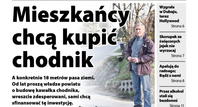 OL: Mieszkańcy chcą kupić chodnik