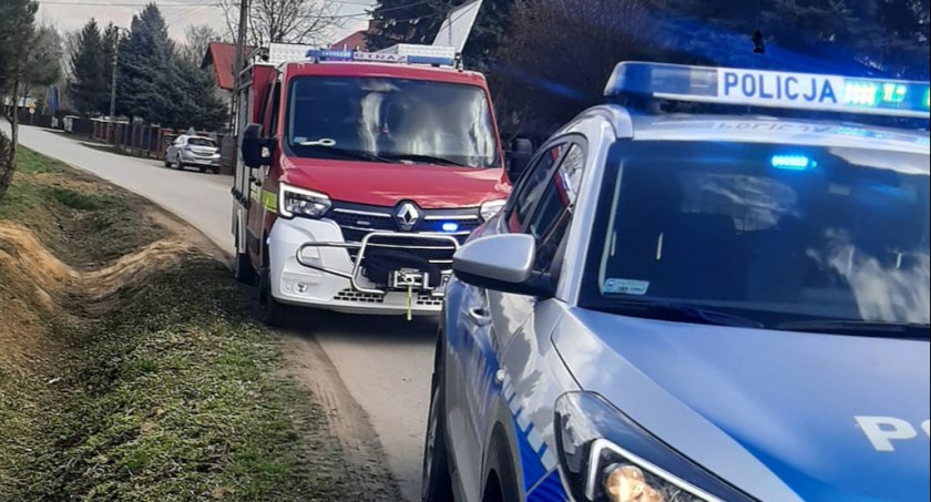 Zderzenie skutera i samochodu w Brzeźnicy