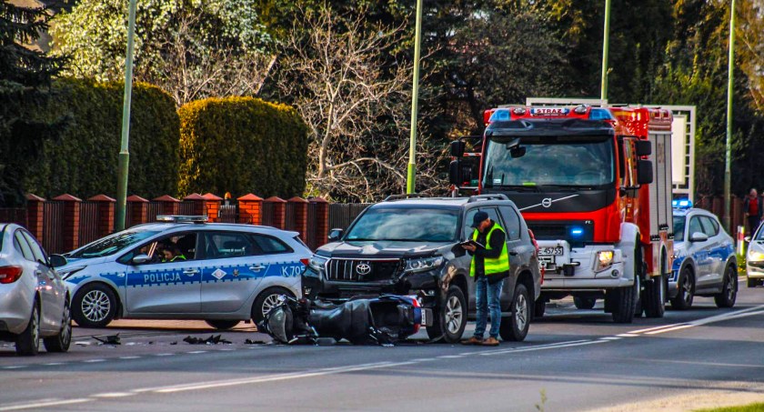 Mieszkaniec Skrzyszowa trafił do szpitala - zdjęcia