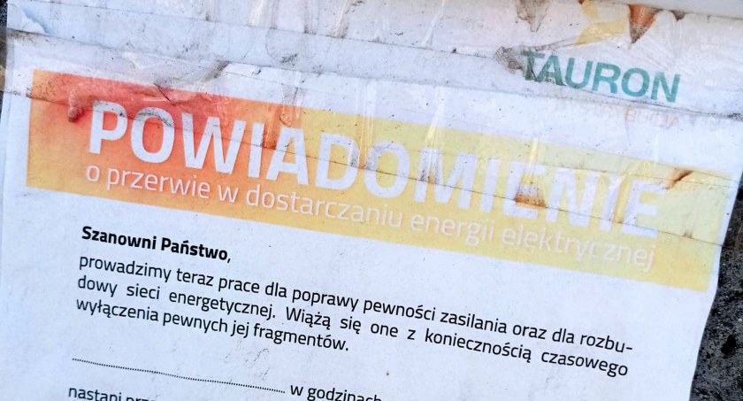 Szykują się wyłączenia. Prądu nie będzie w czterech miejscowościach