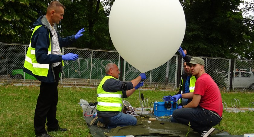 Balon z Kwiatka wzbił się na wysokość 33 kilometrów