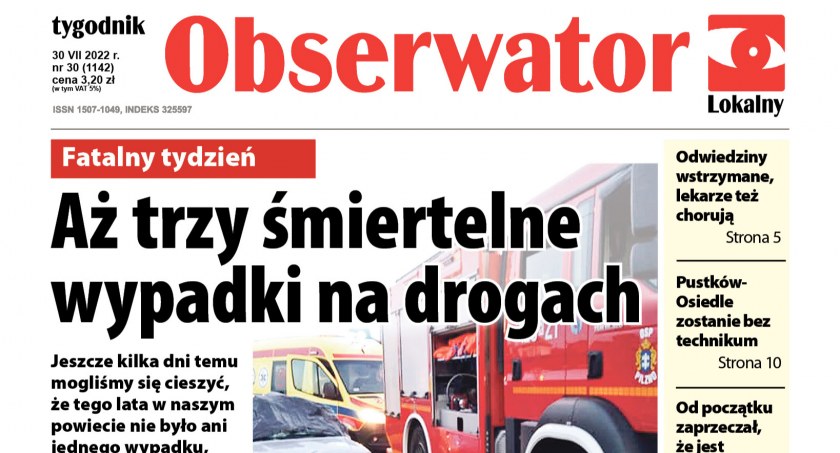 Tragiczny tydzień na drogach powiatu - 3 ofiary śmiertelne
