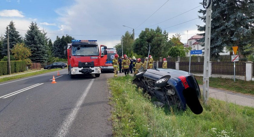 Chciała uniknąć kolizji ze zwierzęciem