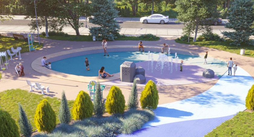 Tak będzie wyglądał nowy park w Dębicy - wizualizacja